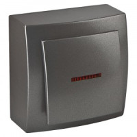 Nilson THEMIS выкл. ОУ 1 кл. антрацит (инд.) 26161002