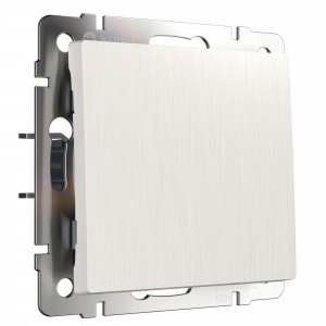 Werkel мех. выкл. СУ 1 кл. 10A проходной (перламут.рифленый) (WL13-SW-1G-2W a040890)W1112013 a051178