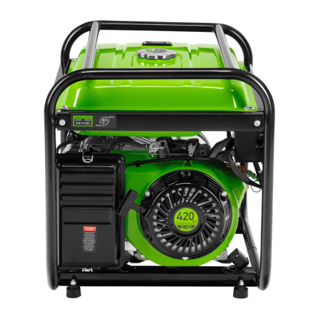 Генератор бензиновый БС-6500, 5.5 кВт, 230В, четырехтактный, 25 л, ручной стартер Сибртех