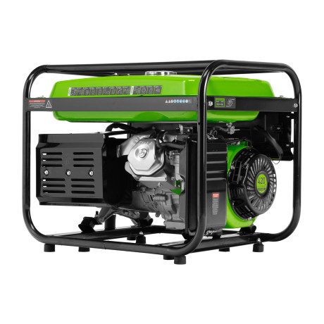 Генератор бензиновый БС-6500, 5.5 кВт, 230В, четырехтактный, 25 л, ручной стартер Сибртех