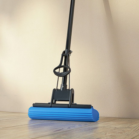 VETTA Швабра ПВА Эконом стальная ручка 110см, один ряд роликов, арт. PO06