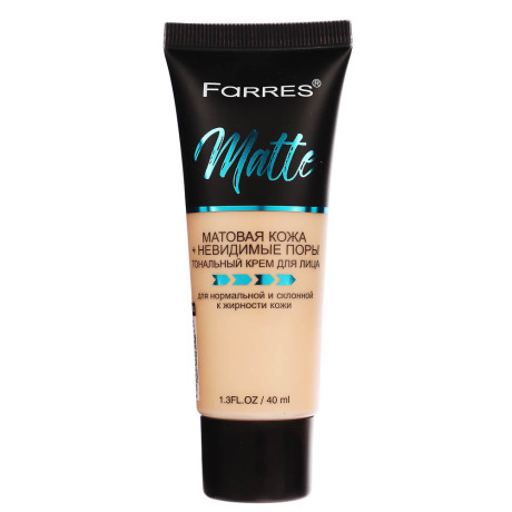 Тональный крем "Matte" SPF 15  тм Farres 40 мл