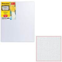 Холст грунт. на подрамнике BRAUBERG 50х60 см, 100% лен, среднее зерно, 190641