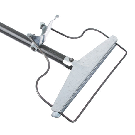 Швабра-тряпкодержатель металлическая, сталь, 1220х190х20мм