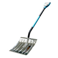 Лопата снеговая из нержавейки KOPPER.TOOLS-L 115-11 со стальным черенком и V-ручкой