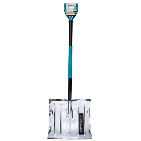 Лопата снеговая из нержавейки KOPPER.TOOLS-L 115-11 со стальным черенком и V-ручкой