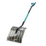 Лопата снеговая из нержавейки KOPPER.TOOLS-L 115-11 со стальным черенком и V-ручкой