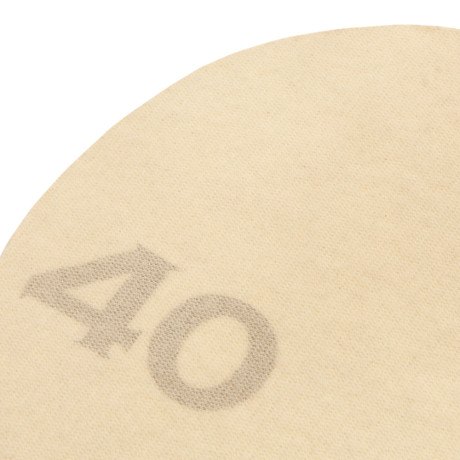 Диск шлифовальный под "липучку", KP14D, зернистость Р 40, 40-Н, 125 мм, 5 шт, "БАЗ"