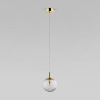 TK Lighting св-к подвесной 1x8W G9 IP20 зол/прозр. 140x140x1500 759 Cadix Gold Умный дом a068324
