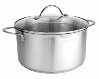 Кастрюля нерж сталь с крышкой Авелина 5,3л, стенки 0,5мм, индукция TR-17254 Taller