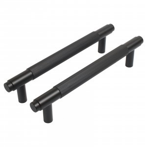 Ручка-рейлинг мебельная 128 AP2309-128 BL мат. черн. 2шт (цена за пару (15, 150) StahlBuro