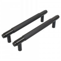 Ручка-рейлинг мебельная 128 AP2309-128 BL мат. черн. 2шт (цена за пару (15, 150) StahlBuro