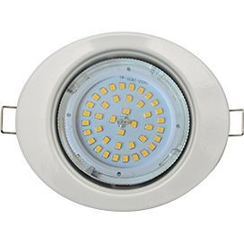 Ecola GX53-FT3238 св-к  Эллипс белый 41x126х106 FW53ELECB (10!)