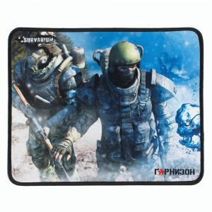 Коврик для мыши Гарнизон GMP-105, игровой, дизайн - игра Survarium, ткань/резина, размер 200x250x3мм