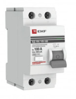EKF PROxima выкл. дифферинциальн УЗО ВД-100 (S) 4P 100А 300мА AC 4,5кА эл.мех elcb-4-100-300S-em-pro