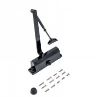 NOTEDO Доводчик дверной DC-090 BLACK 60-120 кг чёрный. (10)