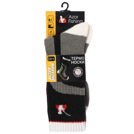Термоноски "Актив Экстрим" тм AZOR FISHING, шерсть 40%, размер 41-46