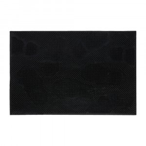 Коврик придверный 40*60 см, черный,  "Следы"  VORTEX