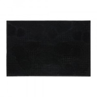 Коврик придверный 40*60 см, черный,  "Следы"  VORTEX