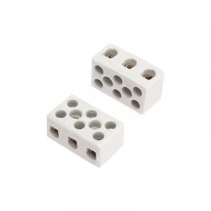 REXANT клемма керамическая винтовая КВ 3х10мм2, 10А (84 шт./уп.) 07-6226