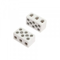 REXANT клемма керамическая винтовая КВ 3х10мм2, 10А (84 шт./уп.) 07-6226