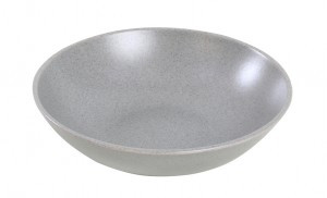 Тарелка суповая Alfa Серый мрамор 21см, 800мл керамика (кратность 12шт!!!) МФК PT044022F647