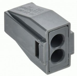 GENERICA клемма СМК 773-302 с пастой 2х2,5мм2, 24А (уп.100шт, цена за шт) UKZ11-302-100-G