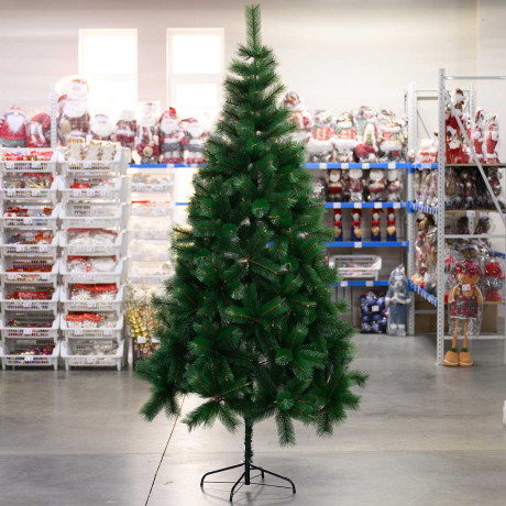 Елка HJ240-29 240см зелен. 450веток мет.подст.