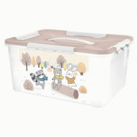 Ящик универсальный 390х290х180мм, 15,3л белый 431325116 Бытпласт