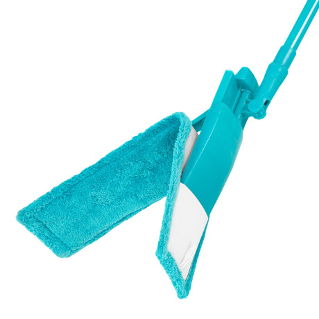 Швабра 120 см с пластик. складной подошвой, насадка из микрофиб, рукоятка телескоп., Home Palisad