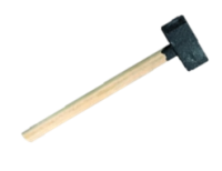 Кувалда литая с деревянной ручкой 6кг