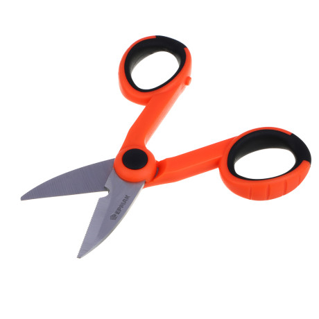 ЕРМАК Ножницы универсальные 14см, лезвия 2CR13, рукоятка PP+TPR, блистер