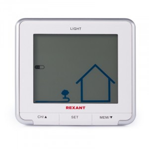 Метеостанция комнатно-уличная S637B, ЖК-дисплей, беспроводной датчик REXANT 70-0597