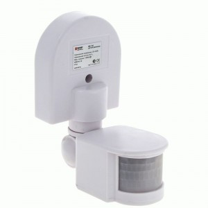 EKF ИК датчик движения MS-16C (ДД) настенный 1200Вт, 180гр., до 12м (регулируется), IP44  dd-ms-16C