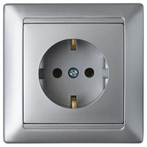 Bylectrica СТИЛЬ Роз. 1-местн. СУ земля серебро, (РС16-306 серебро)