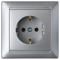 Bylectrica СТИЛЬ Роз. 1-местн. СУ земля серебро, (РС16-306 серебро)