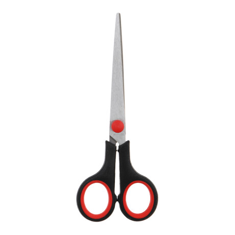 ClipStudio Ножницы офисные 16см, двуцветные пластиковые ручки