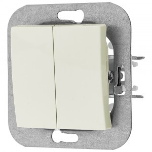 Bylectrica УЮТ мех. 2 кл. выкл., беж., (С510-551 беж.)