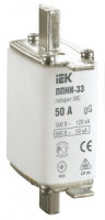 IEK Плавкая вставка предохранителя ППНИ-33, габарит 00С,  50А