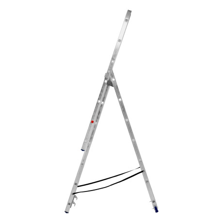 Лестница, 3 х 7 ступеней, алюминиевая, трехсекционная, Сибртех