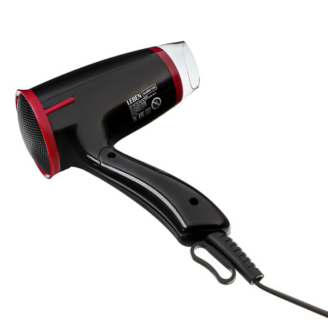 LEBEN Фен для волос складной, 1500Вт, 2 скорости, HT-1505