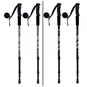 Палки д/скандинавской ходьбы WP-05, регулир 60-65см до 120-125см, 0,8мм, алюм 104308 Ecos