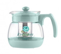 Чайник заварочный MENTOLO, 950мл, жаропрочное стекло, фильтр из нерж.стали, 9368 Mallony