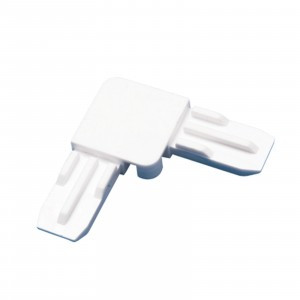 Уголок москитной сетки пластмасс белый 62*62 Кунгур (250,25!!!)