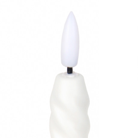 СНОУ БУМ Набор 2шт, светильник декор. LED в виде свечи, 25,5x2см, PP, 2хAAA, 1 режим, 2 дизайна