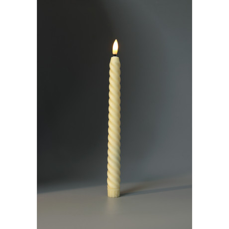 СНОУ БУМ Набор 2шт, светильник декор. LED в виде свечи, 25,5x2см, PP, 2хAAA, 1 режим, 2 дизайна