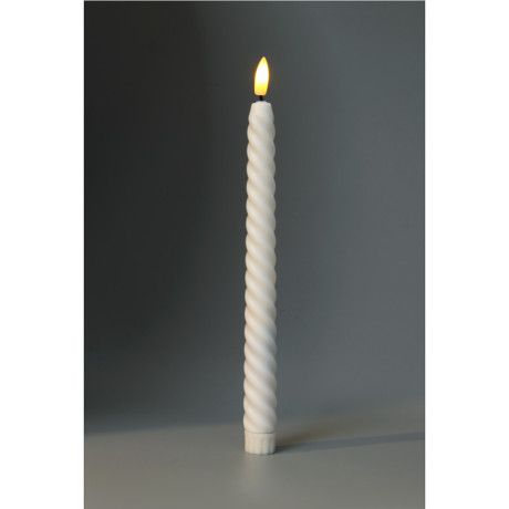 СНОУ БУМ Набор 2шт, светильник декор. LED в виде свечи, 25,5x2см, PP, 2хAAA, 1 режим, 2 дизайна