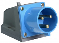 IEK вилка силовая CEE 523 стационарная 2Р+РЕ 32А 220В IP44 PSR51-032-3