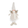 СНОУ БУМ Сувенир Ангелочек 21+13 см, полиэстер, белый, золото