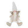 СНОУ БУМ Сувенир Ангелочек 21+13 см, полиэстер, белый, золото